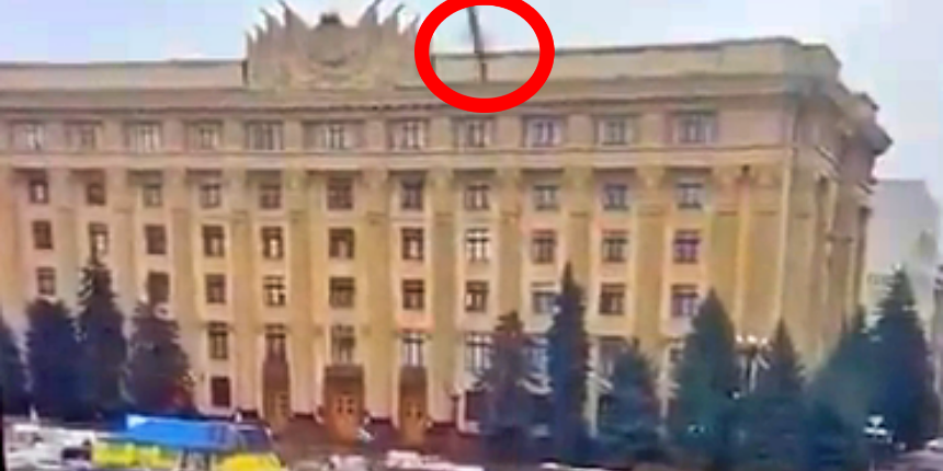 Sivil araçların Rus füzesiyle vurulduğu dehşet verici anlar kamerada!