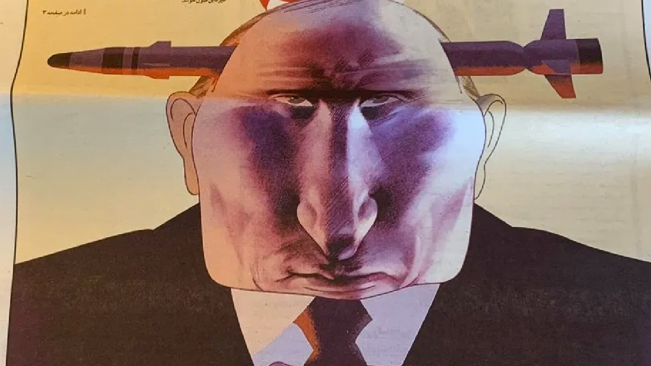 Rusya lideri Putin'i kızdıracak karikatür İran'dan geldi