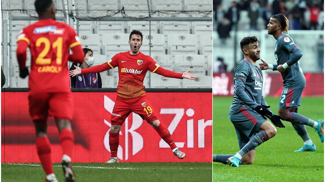 Beşiktaş Kupa'da Kayserispor'a elendi... Michy Batshuayi takımını yaktı!