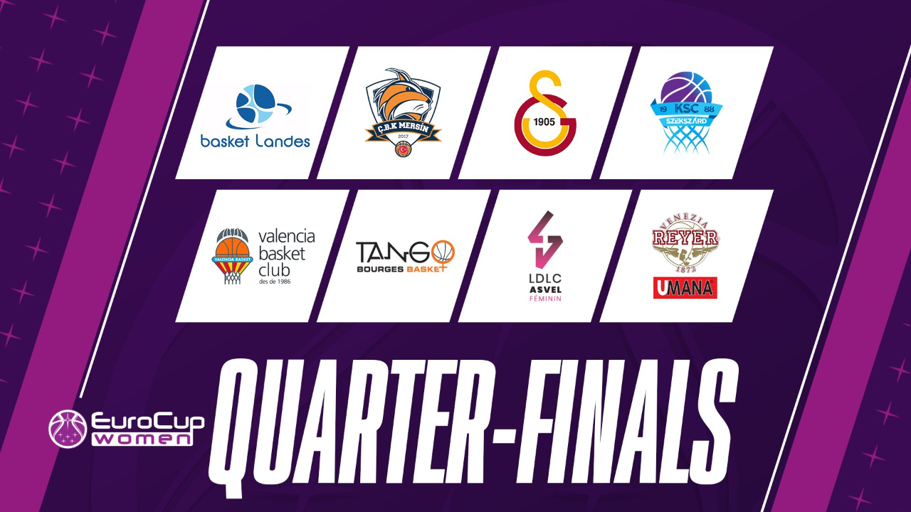 EuroCup Women çeyrek final eşleşmeleri belli oldu, işte rakiplerimiz...