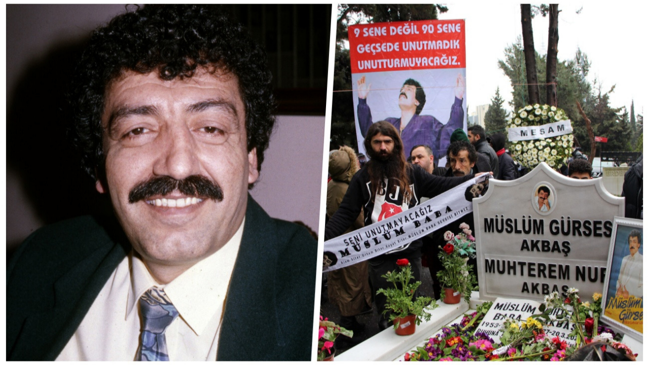 Sevenleri Müslüm Gürses'i vefatının 9'uncu yılında unutmadı! Usta sanatçıyı mezarı başında andılar