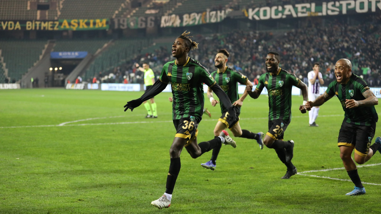 Kocaelispor evinde Keçiörengücü'nü 90+1'de Ibrahim Rasheed'le devirdi