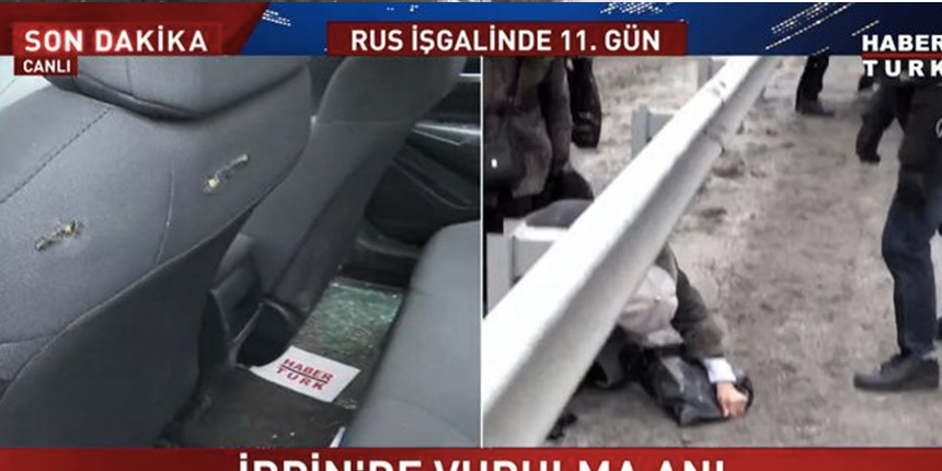 İrpin'de korkunç patlama sırasında Türk gazeteciler de oradaydı