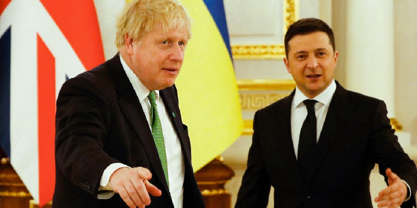İngiltere Başbakanı Johnson, Zelenskiy ile telefonda görüştü