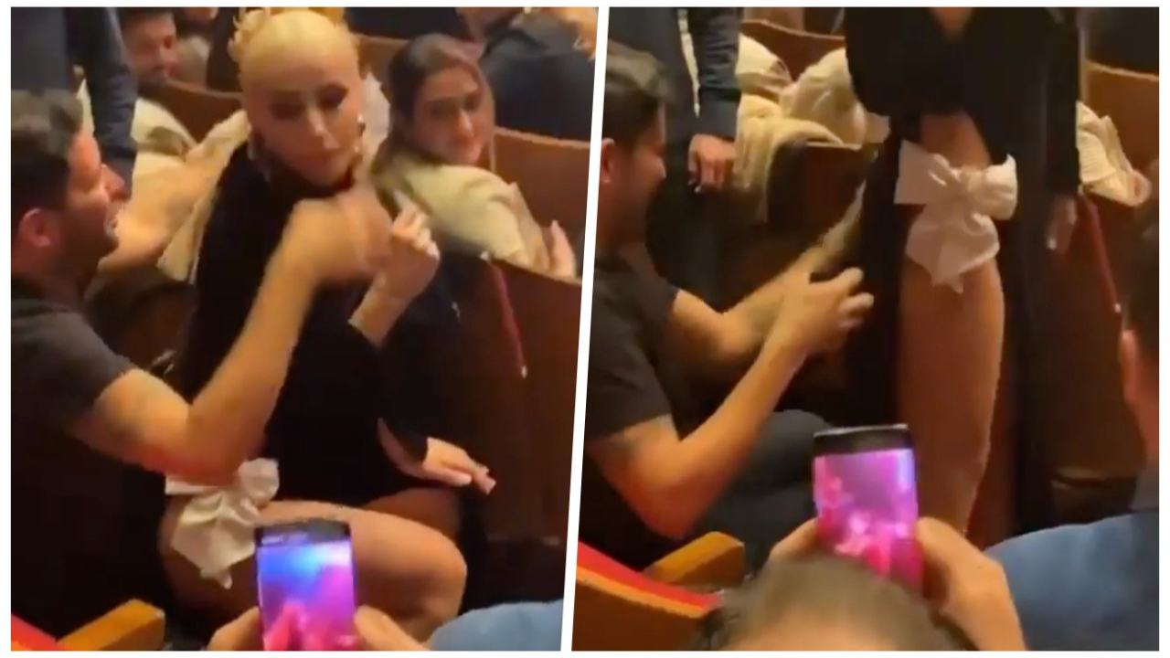 Gülşen'den şaşkına çeviren hareket! Erkek arkadaşının kucağına oturdu