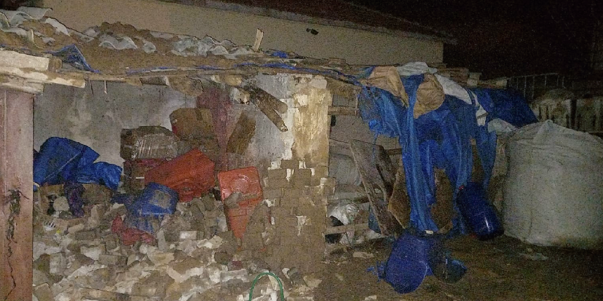 Kaçak kimyasal depolanan evde patlama: 6 yaralı
