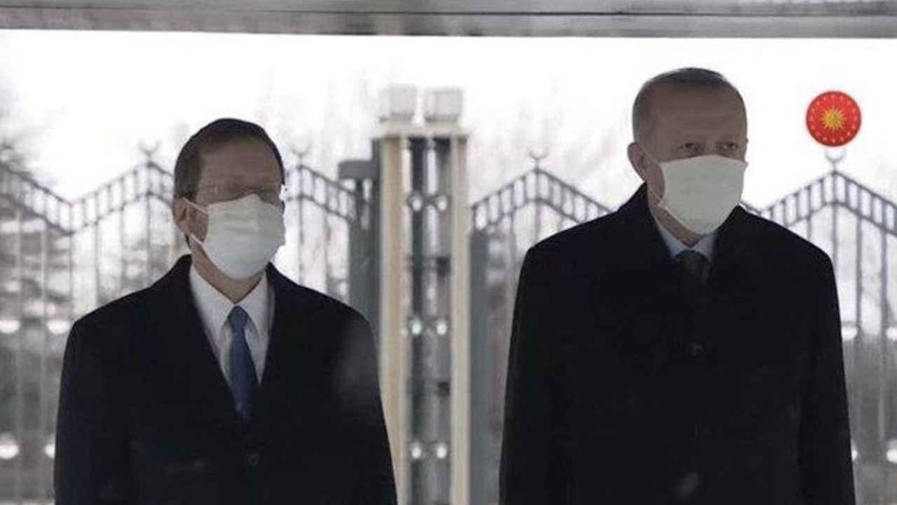 İsrail Cumhurbaşkanı Herzog Ankara'da resmi törenle karşılandı