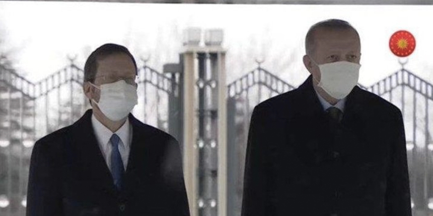 İsrail Cumhurbaşkanı Herzog Ankara'da resmi törenle karşılandı