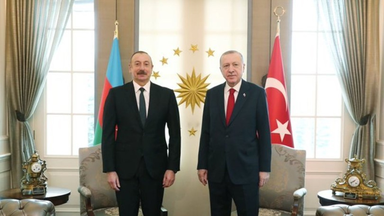Cumhurbaşkanı Erdoğan ile Azerbaycan Cumhurbaşkanı Aliyev görüştü