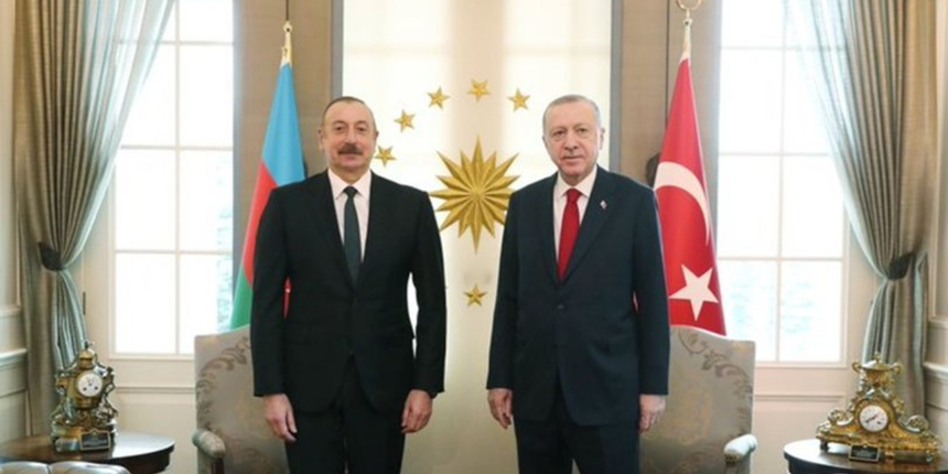 Cumhurbaşkanı Erdoğan ile Azerbaycan Cumhurbaşkanı Aliyev görüştü