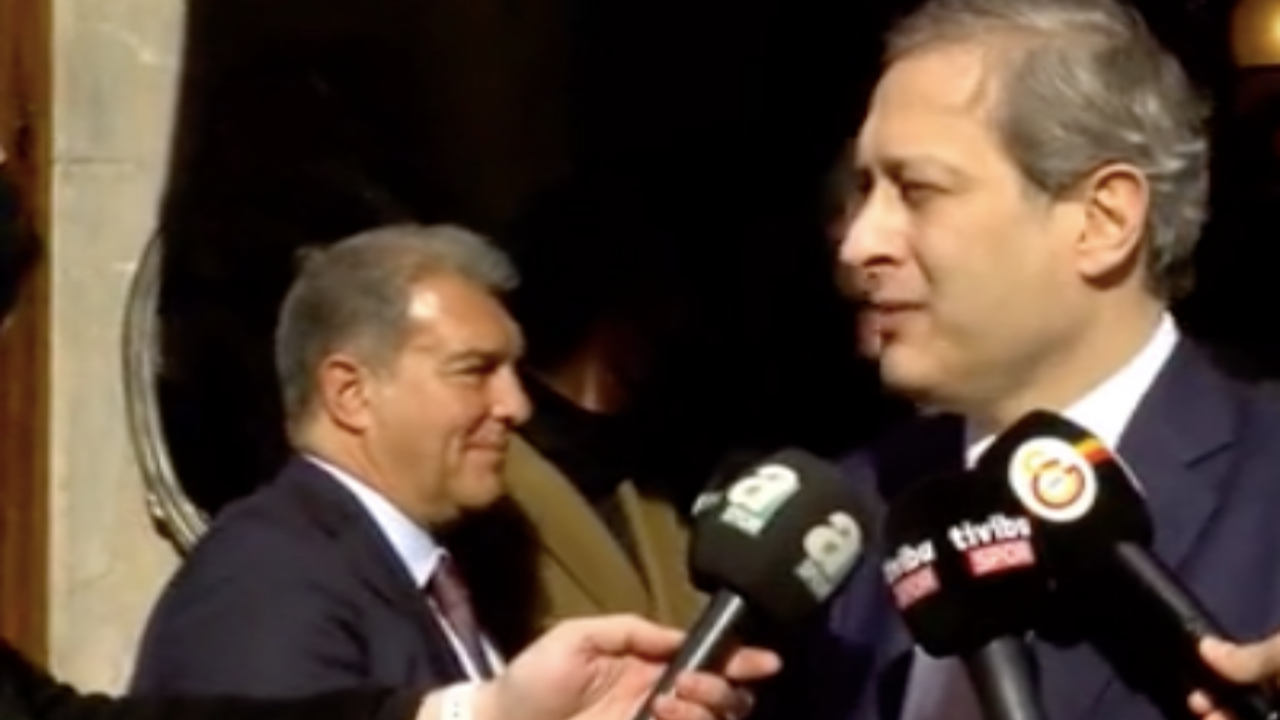 Burak Elmas: Laporta'ya Galatasaray'ın bir kulüpten fazlası olduğunu anlattık
