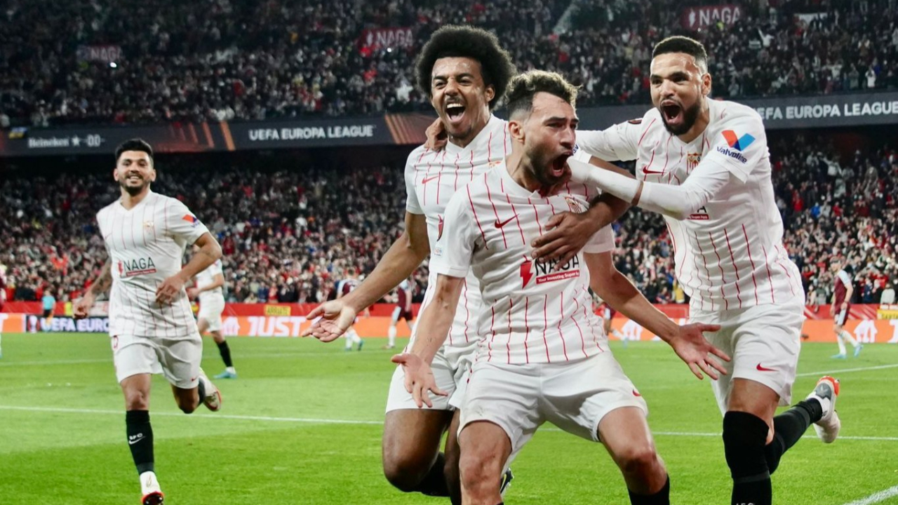 Kupa canavarı Sevilla tecrübesiz West Ham'ı yedi! El Haddadi'den üçlük...