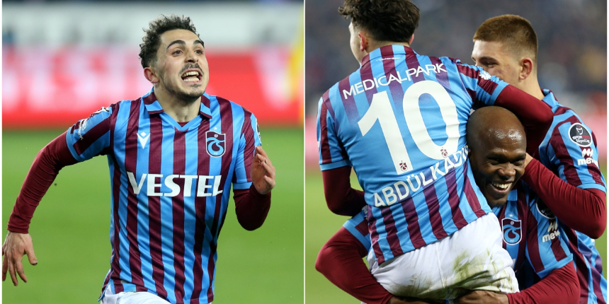 Trabzonspor şampiyonluk yolunda Göztepe engelini de 4 golle geçti