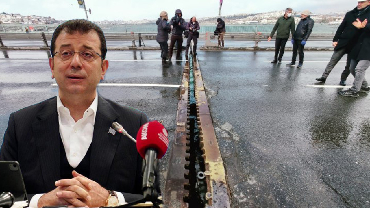 Unkapanı Köprüsü peş peşe iki kez ayrıldı! İmamoğlu'nun paylaşımı gündem oldu...