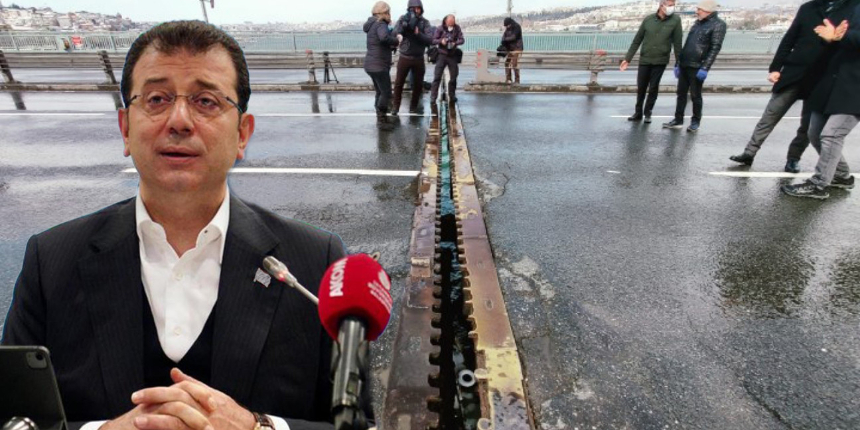 Unkapanı Köprüsü peş peşe iki kez ayrıldı! İmamoğlu'nun paylaşımı gündem oldu...