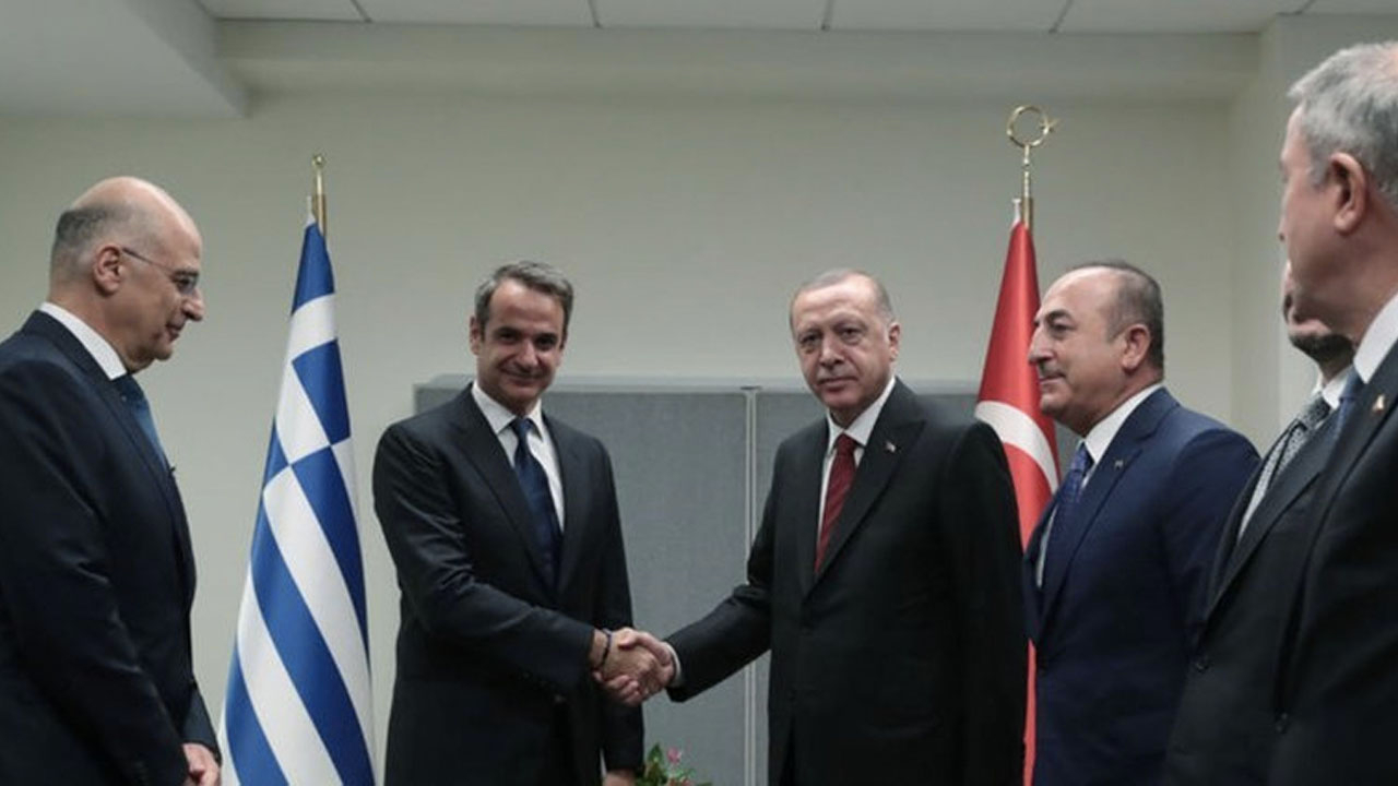 Cumhurbaşkanı Erdoğan'ın Miçotakis ile görüşmesi başladı