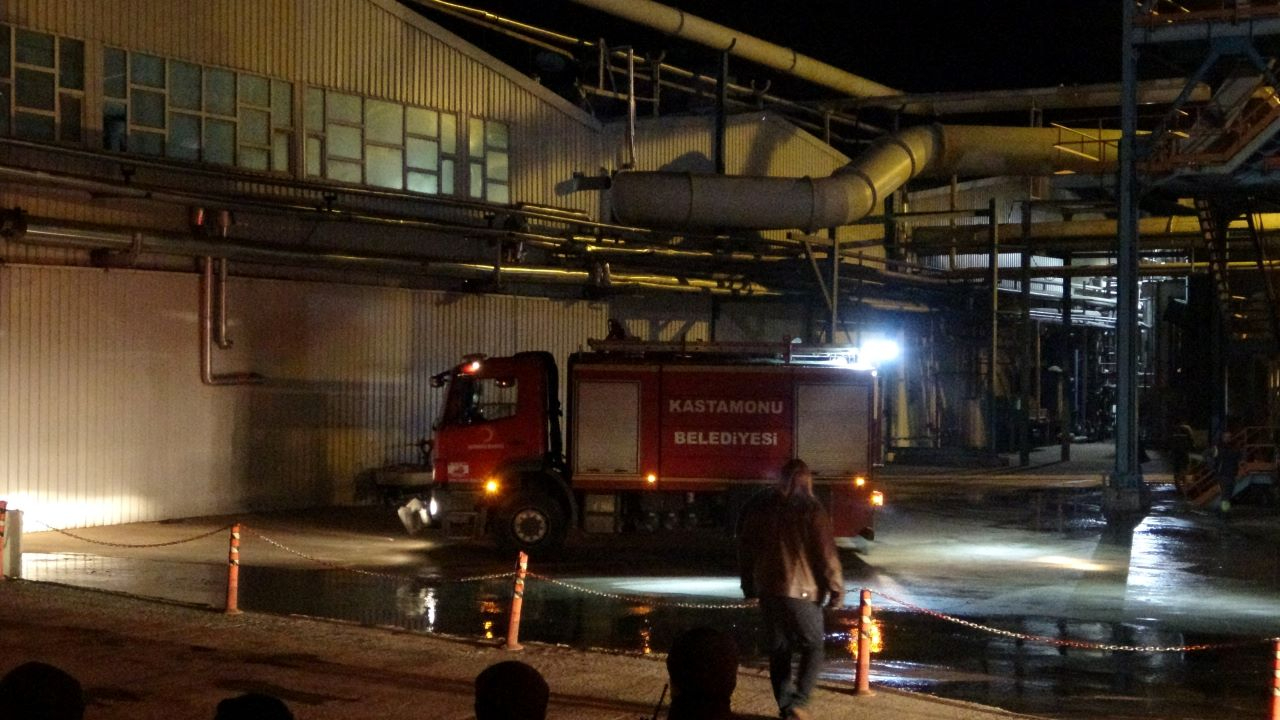 Kastamonu’da yangınla mücadele