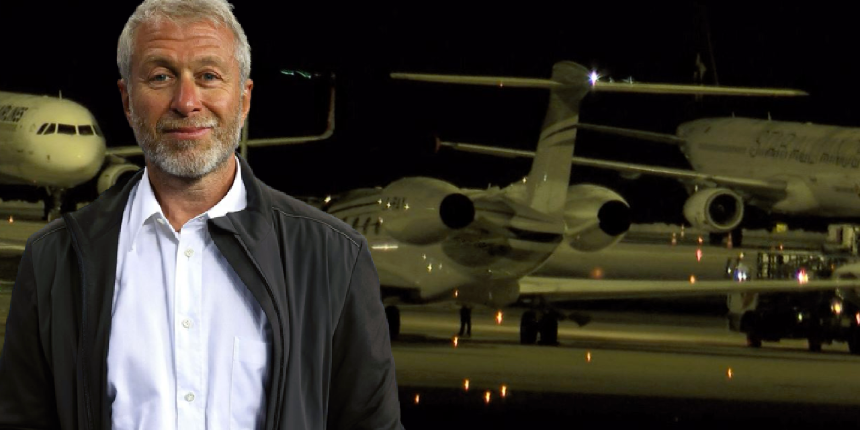 Rus milyarder Abramovich'in özel Jeti İstanbul'a indi