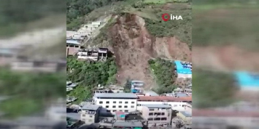 Peru’da toprak kayması: 80 ev toprak altında kaldı