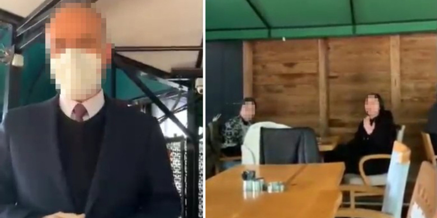 Üsküdar'daki bir kafede 'Fazla yakınlaşmayın' tartışması: Müşteriler tepki gösterdi! İşte o anlar...