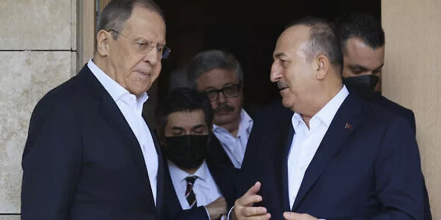 Dışişleri Bakanı Çavuşoğlu, Lavrov ile görüşüyor