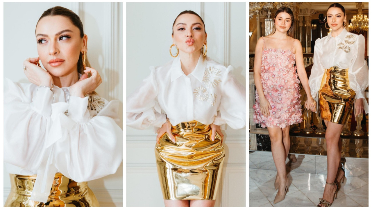 Fazla kilolarından kurtulan Hadise'nin tarzı İstanbul Moda Haftası'na damga vurdu