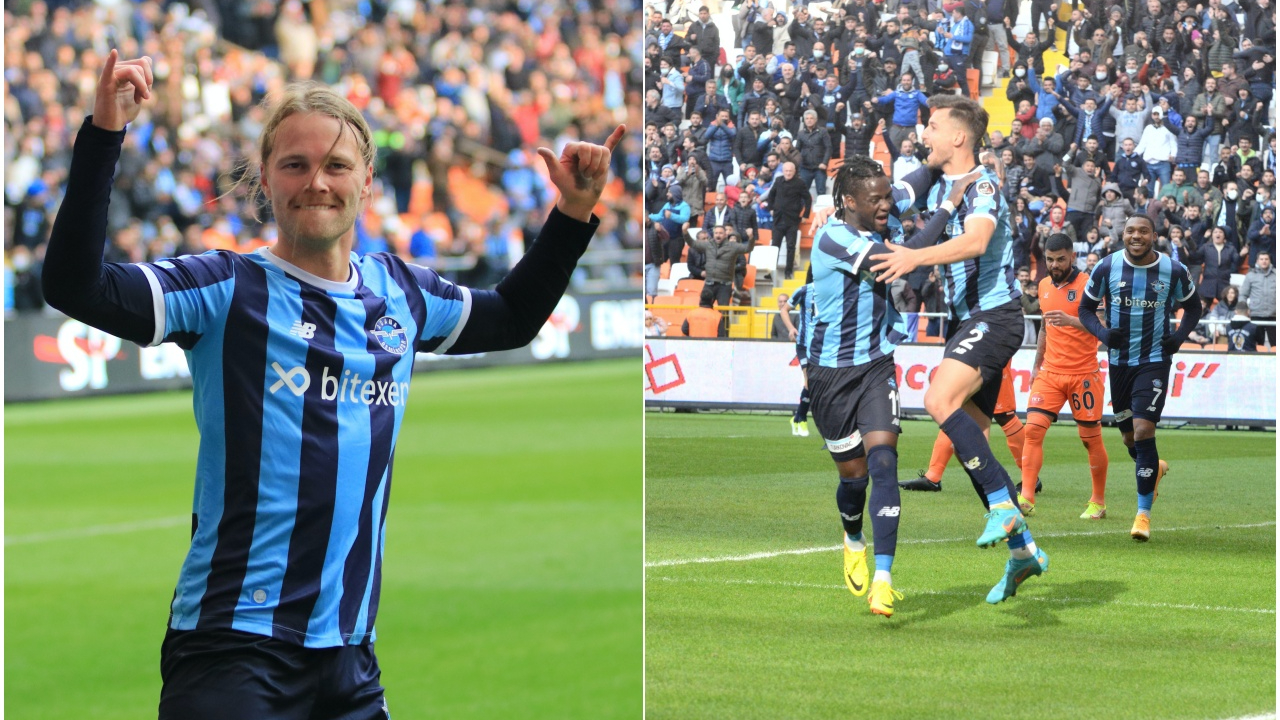 Adana Demirspor, Başakşehir'i solladı... Birkir Bjarnason'dan galibiyet golü