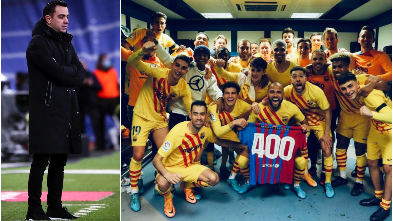 Xavi 63 yıl sonra bir ilki başardı... El Clasico tarihine geçen galibiyet