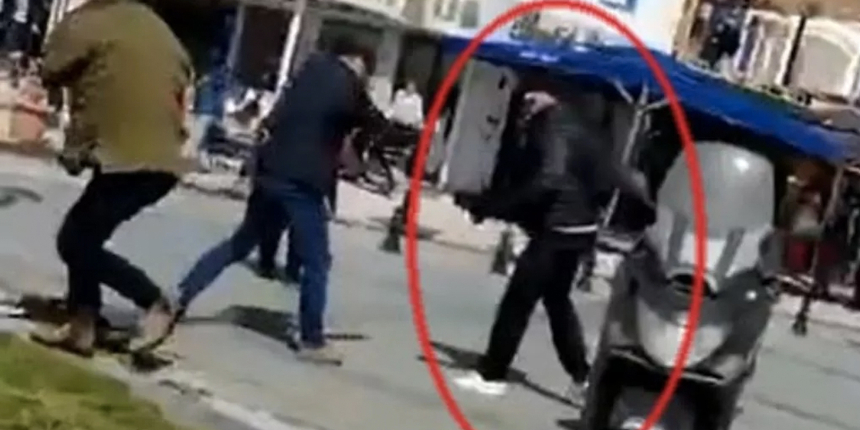 Sokak ortasında inanılmaz olay: "Bisikletle buradan geçemezsin" dedi, silahıyla dehşet saçtı