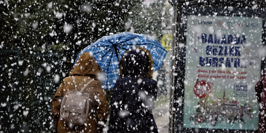 Meteorolojiden Bursa için kar fırtınası uyarısı