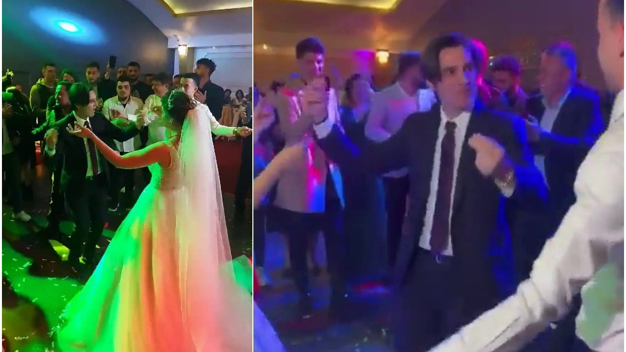 Montella düğünde çiftetelli oynadı