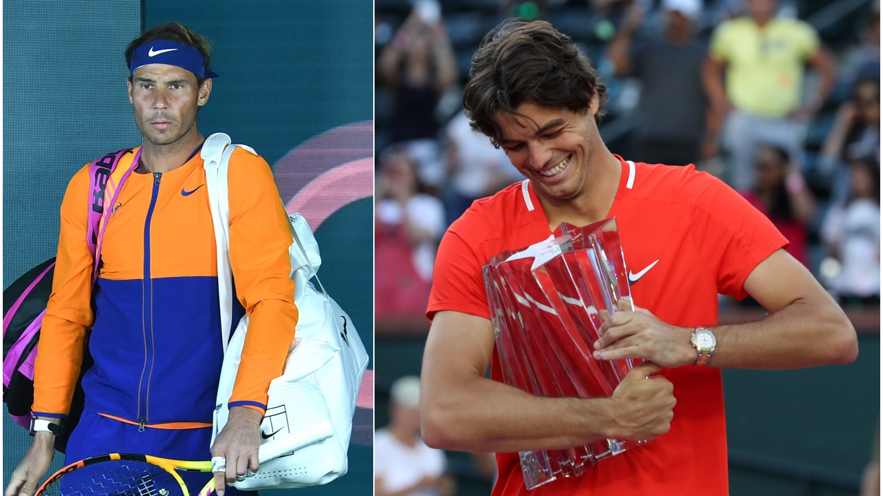 Taylor Fritz, yenilgisiz Rafael Nadal'ı Indian Wells finalinde devirdi