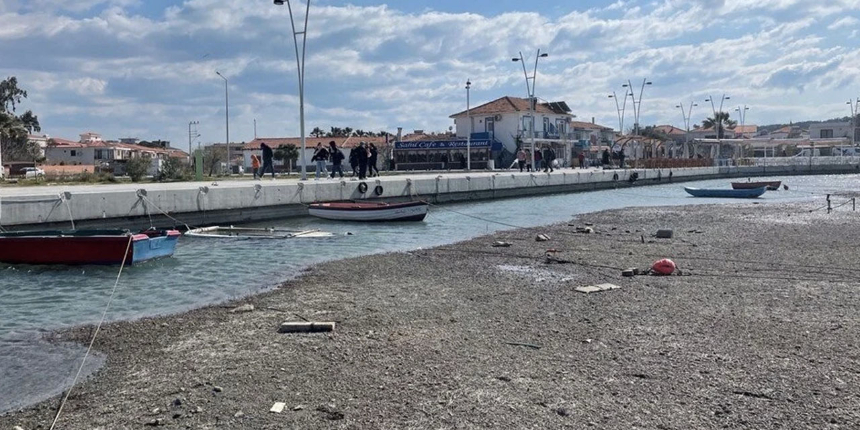 Ege sahillerinde vatandaşı korkutan görüntü: Uzmanlar 'Endişe edecek bir durum yok" dedi