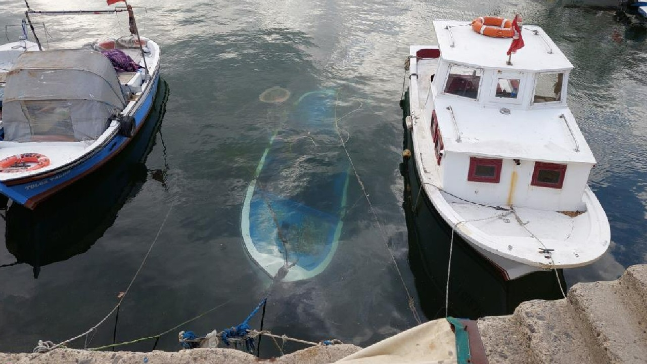 Marmara'da poyraz! Bir kayık battı
