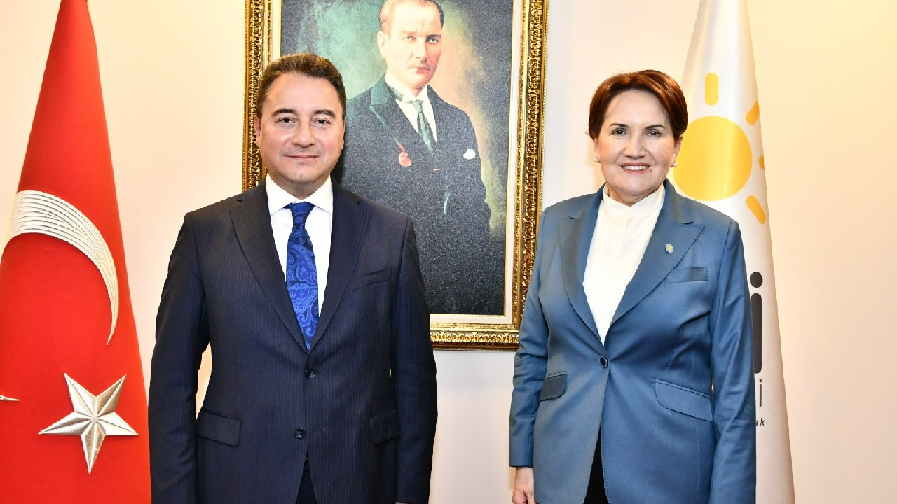 DEVA Partisi Genel Başkanı Ali Babacan, İYİ Parti Genel Başkanı Meral Akşener'le görüştü