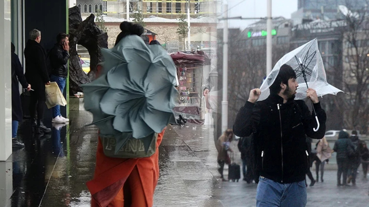 Meteoroloji'den 14 ile sağanak ve rüzgar uyarısı: Çatılar uçabilir, dikkatli olun!