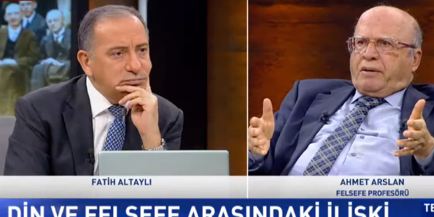 Profesör Ahmet Arslan Allah'ın ayetleriyle dalga geçti, Fatih Altaylı seyretti