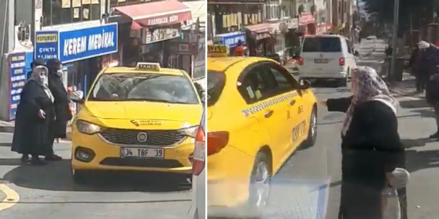 İstanbul'da yaşlı kadın taksiye binebilmek için yalvardı: Allah rızası için alın beni!