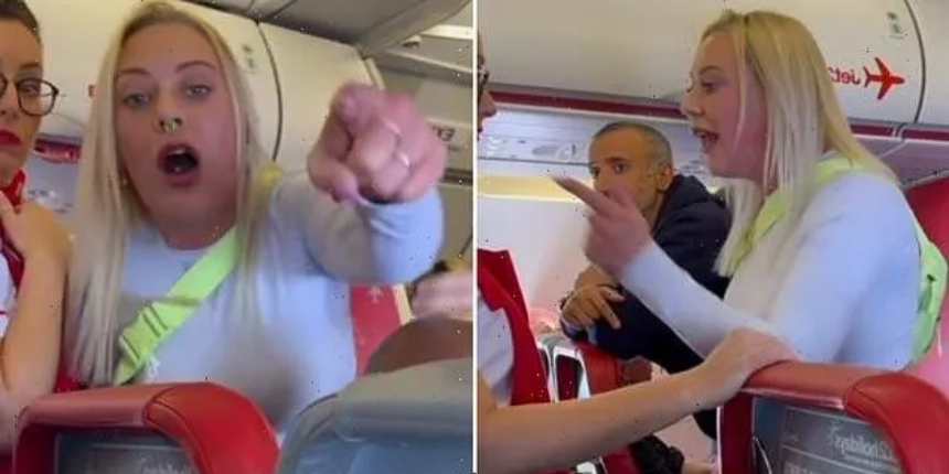 Kadın yolcu, Antalya uçağını birbirine kattı: Bebek ağlayınca sinirlenip yolcuları tokatladı!