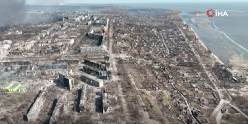 Rusya'nın saldırdığı Mariupol, hayalet şehre döndü!