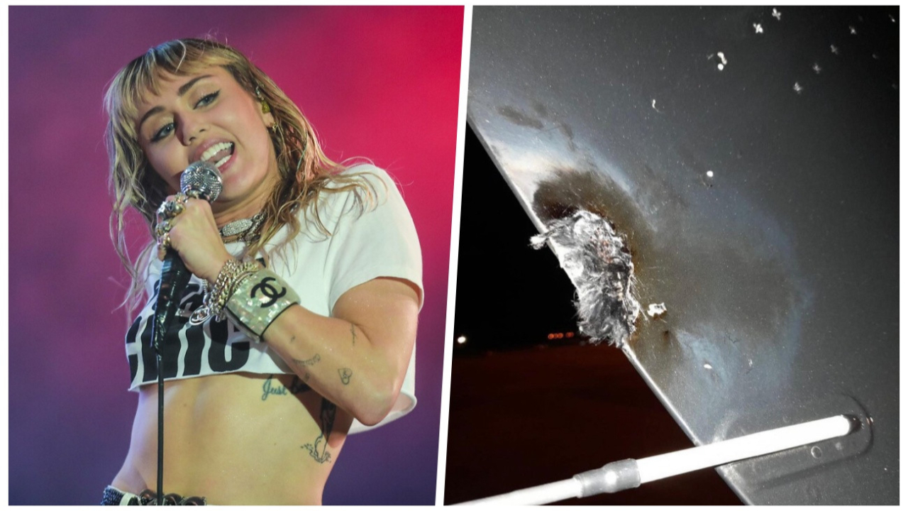 Miley Cyrus'un özel uçağına yıldırım çarptı! İşte ünlü şarkıcının sağlık durumu