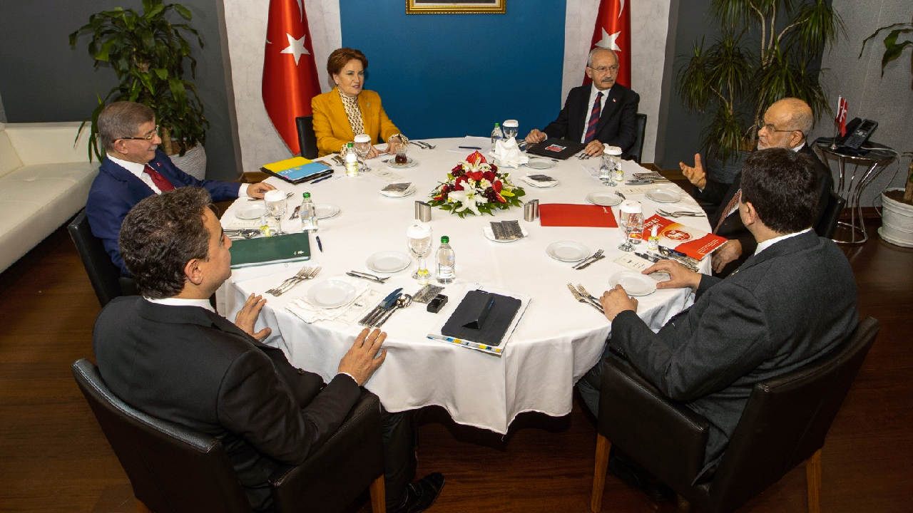 Muhalefet partileri bugün tolanıyor... 6'lı masa 'kozmik masaya' dönüştü
