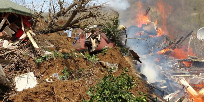 Ordu'da heyelan! 3 ev yıkıldı, toprak hareketliliği devam ediyor