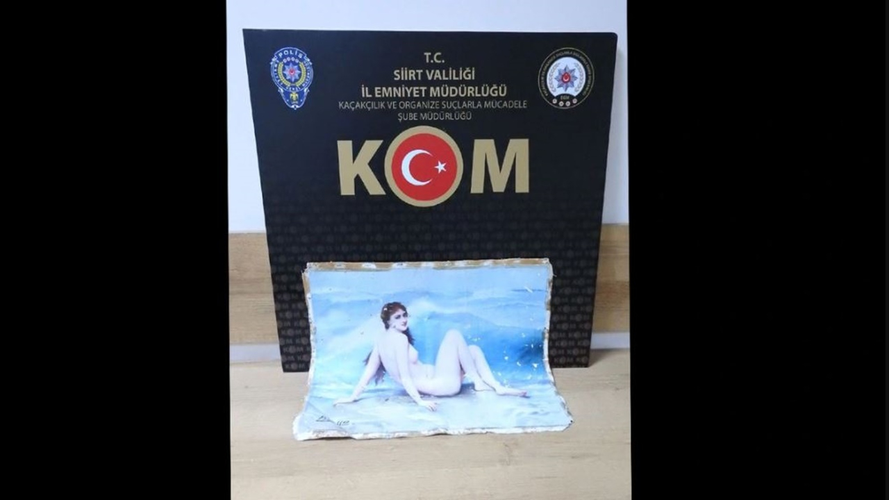Siirt’te Pablo Picasso yapımı tablo ele geçirildi!