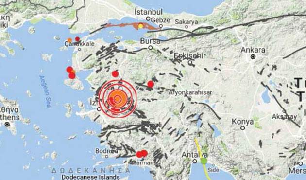 Manisa 12 saatte 120 kez sallandı!