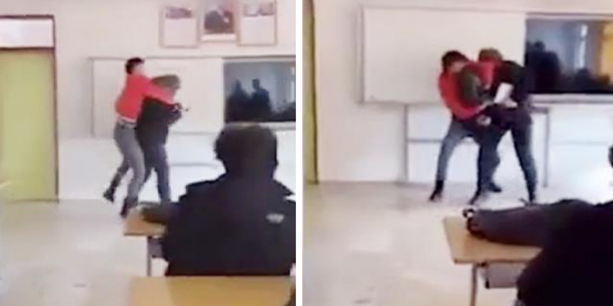 Dersinden kaldığı öğretmeninin başına poşet geçirdi: Utanmadan TikTok'ta paylaştı!