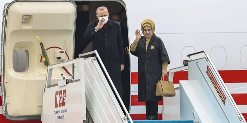 Cumhurbaşkanı Erdoğan Özbekistan'a gitti