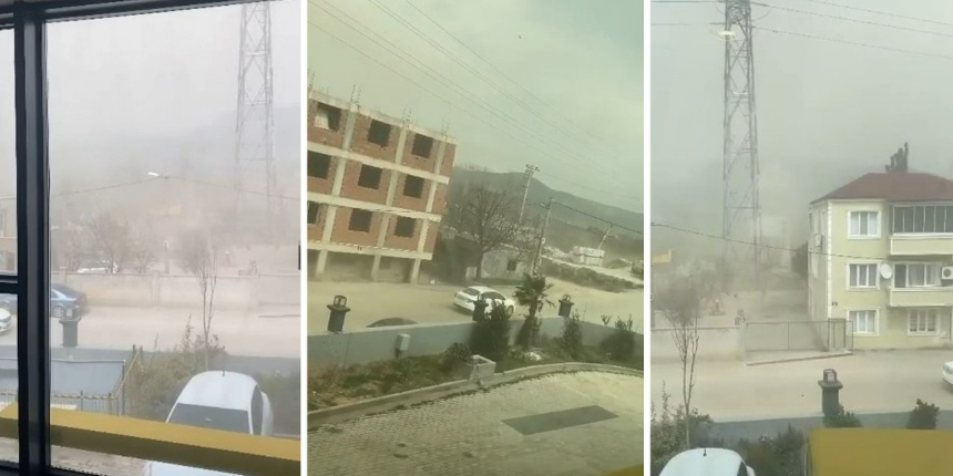 Meteoroloji uyarmıştı! Bursa’da gökyüzünü toz kapladı