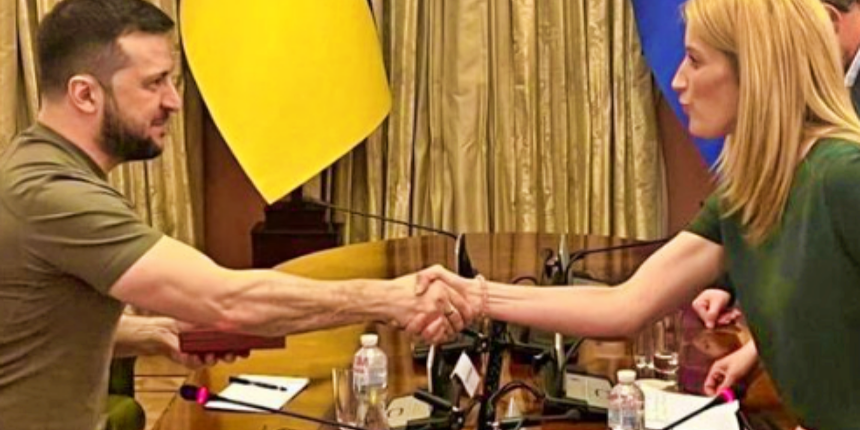 Savaş başladığından beri ilk kez bir AB kurumu Kiev'i ziyaret etti!