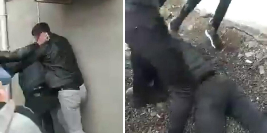 "Sevgilime laf attın" diyerek arkadaşlarıyla birlikte tekme tokat saldırdı!
